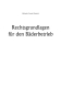 Rechtsgrundlagen für den Bäderbetrieb